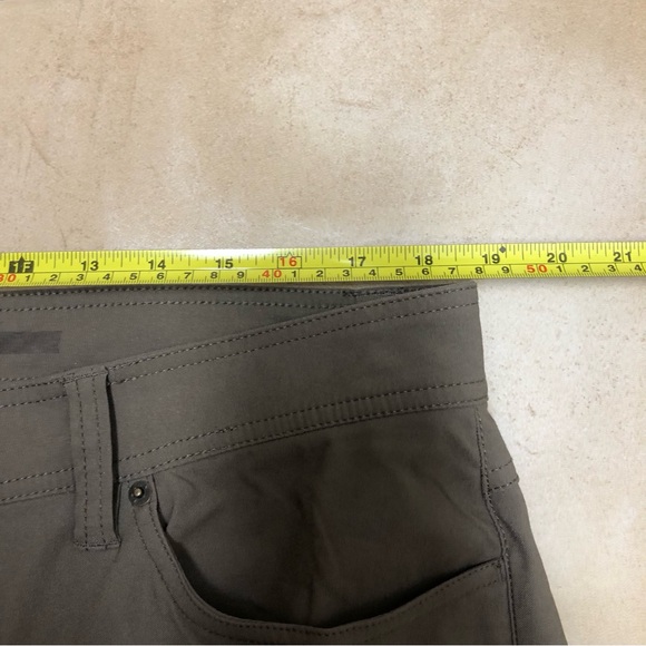 PrAna Pants Men’s Size 36x32 RN#124977 Gray Straight Leg Outdoor Hiking - Picture 6 of 12